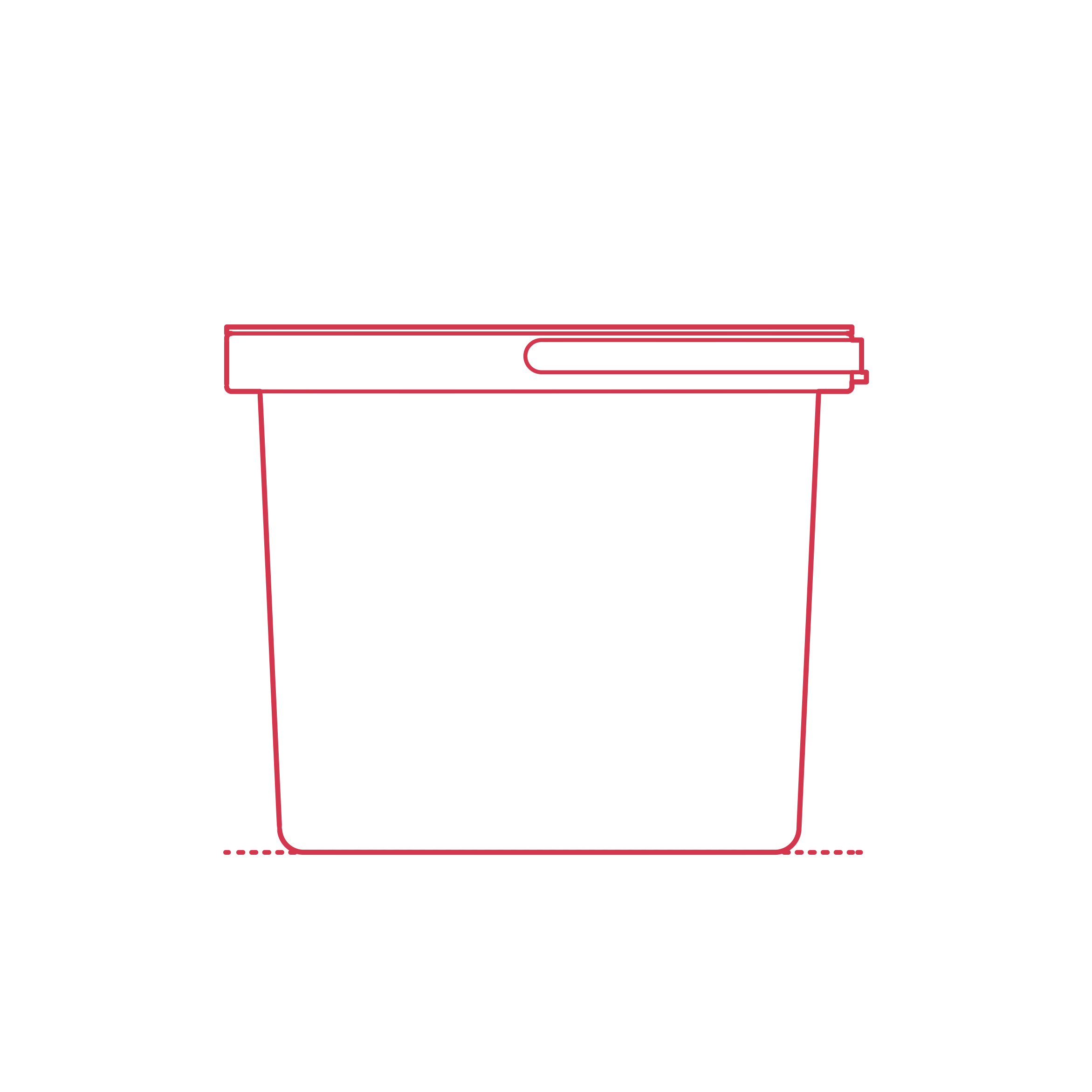 Objects Kitchen Trash Cans Ikea Hallbar Bin Medium Sketch Drawing Svg Free Vectors